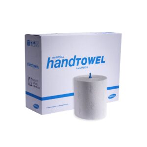 Papel Secamanos Rollo Hagleitner 2 Capas — Caja 5 Rollos